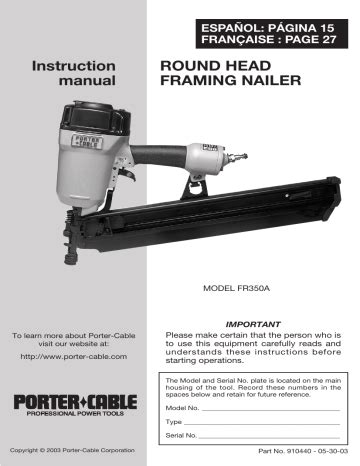 Fix Porter Cable FR350A Nail Gun Leaking Air Repair in 5 Minutes